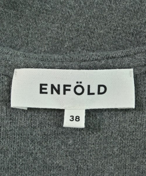 ENFOLD（エンフォルド）カーディガン グレー サイズ:38(M位) レディース/2200599947030