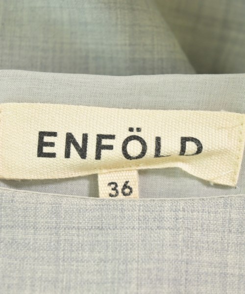 ENFOLD（エンフォルド）ワンピース グレー サイズ:36(S位) レディース/2200604400055
