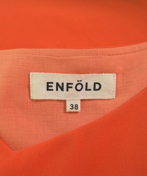 ENFOLD（エンフォルド）ワンピース オレンジ サイズ:38(M位) レディース/2200605143203