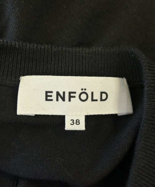 ENFOLD（エンフォルド）カーディガン 黒 サイズ:38(M位) レディース/2200603623073