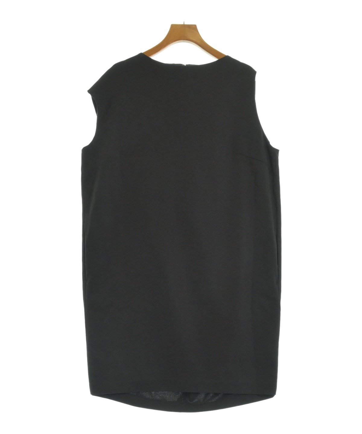 美品　ENFOLD 黒 変形　半袖 ワンピース 38 0372425S0154_x1_a001.jpg