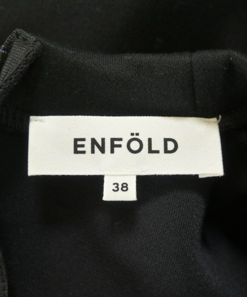 ENFOLD（エンフォルド）Tシャツ・カットソー 黒 サイズ:38(M位) レディース/2200670038077