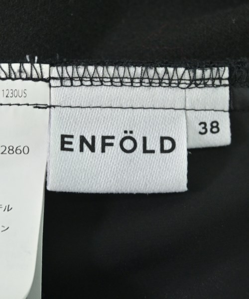 ENFOLD（エンフォルド）スラックス 黒 サイズ:38(M位) レディース/2200670038206