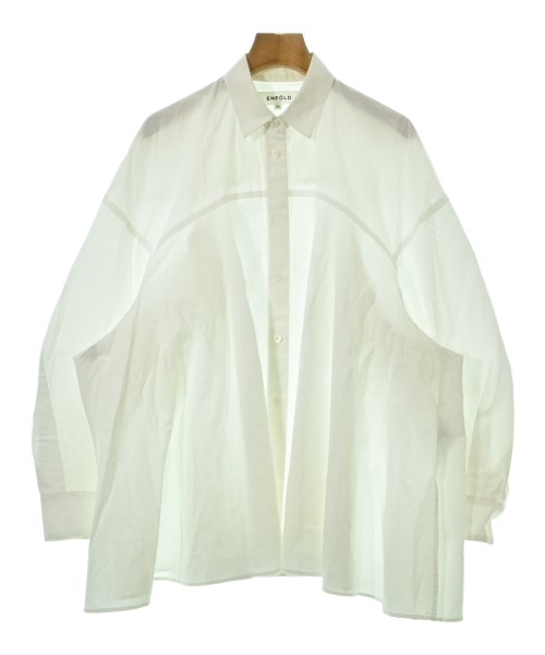 ENFOLD(エンフォルド)ブラウス 白 サイズ:38(M位)/2200668992046