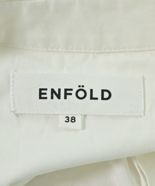ENFOLD（エンフォルド）ブラウス 白 サイズ:38(M位) レディース/2200668992046