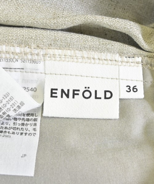ENFOLD（エンフォルド）スラックス グレー サイズ:36(S位) レディース/2200674297074