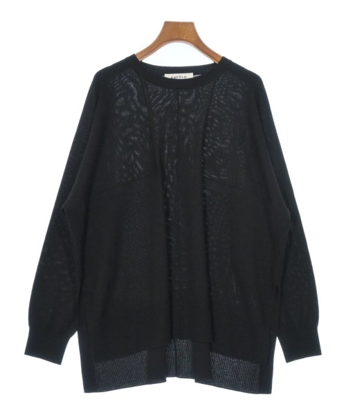 ENFOLD(エンフォルド)ニット・セーター 黒 サイズ:38(M位)/2200671682057