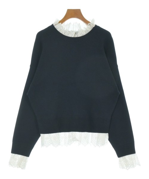 ENFOLD(エンフォルド)ニット・セーター 紺 サイズ:38(M位)/2200669073096