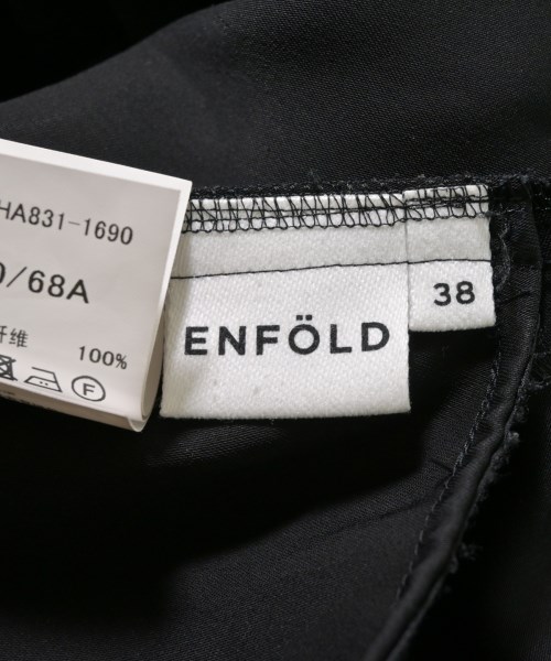 ENFOLD（エンフォルド）オールインワン/サロペット 黒 サイズ:38(M位) レディース/2200672859038