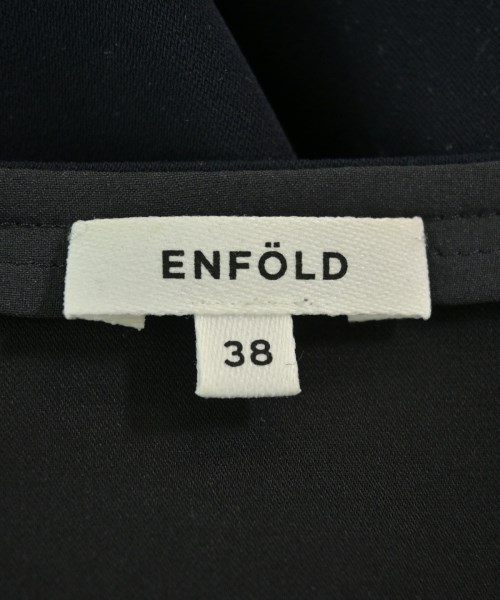 ENFOLD（エンフォルド）ブラウス 紺 サイズ:38(M位) レディース/2200676821048