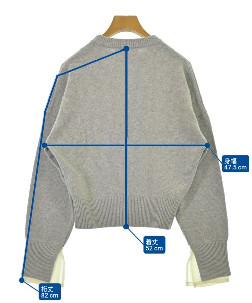 ENFOLD（エンフォルド）ニット・セーター グレー サイズ:38(M位) レディース/2200673633026