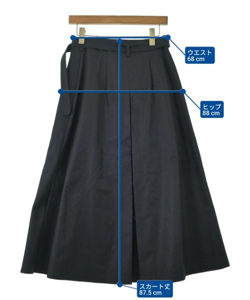 ENFOLD（エンフォルド）ロング・マキシ丈スカート 紺 サイズ:38(M位) レディース/2200673633095