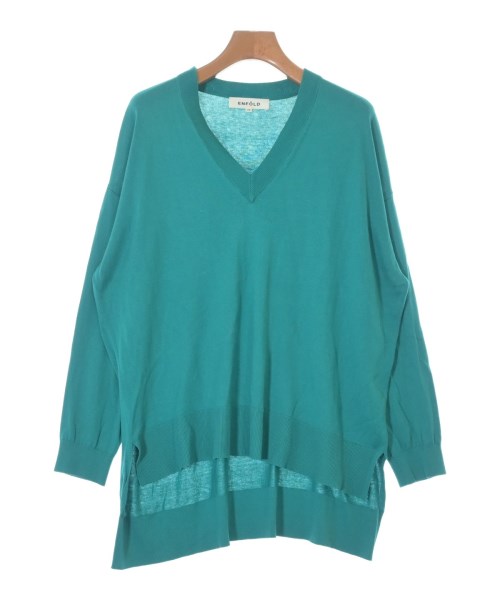 ENFOLD(エンフォルド)ニット・セーター 青 サイズ:38(M位)/2200676149111