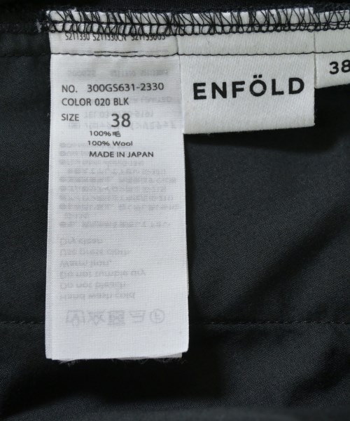 ENFOLD（エンフォルド）スラックス 黒 サイズ:38(M位) レディース/2200677396125