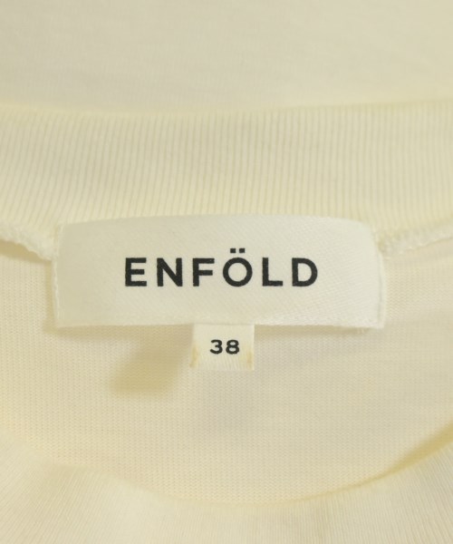 ENFOLD（エンフォルド）Tシャツ・カットソー 白 サイズ:38(M位) レディース/2200677695051