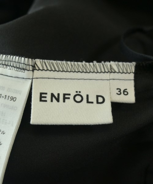 ENFOLD（エンフォルド）ロング・マキシ丈スカート 黒 サイズ:36(S位) レディース/2200677695068
