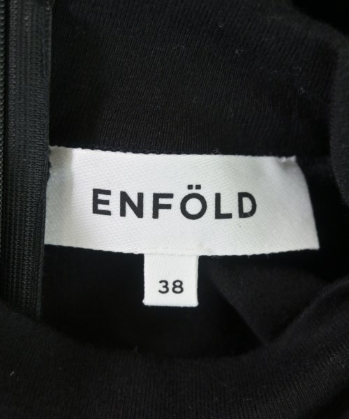 ENFOLD（エンフォルド）Tシャツ・カットソー 黒 サイズ:38(M位) レディース/2200677779034