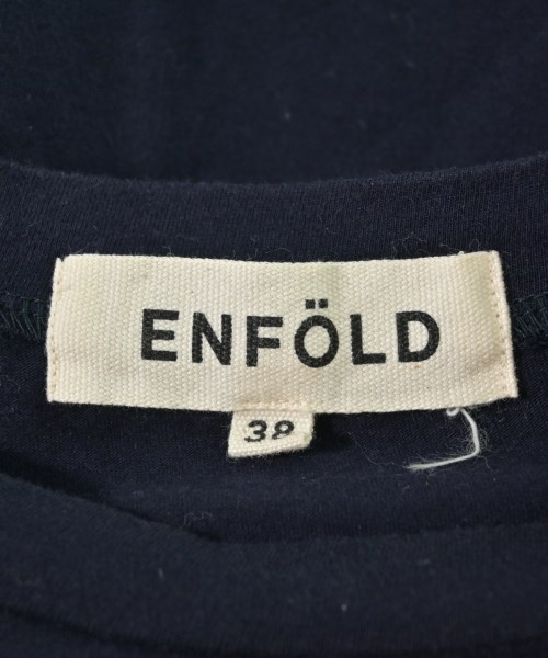 ENFOLD（エンフォルド）Tシャツ・カットソー 紺 サイズ:38(M位) レディース/2200678075043
