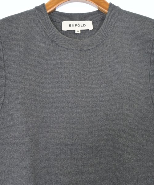 ENFOLD（エンフォルド）ベスト/ノースリーブ グレー サイズ:38(M位) レディース/2200678593011