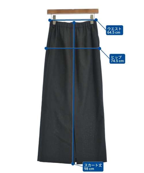 ENFOLD（エンフォルド）ロング・マキシ丈スカート 黒 サイズ:38(M位) レディース/2200678593035