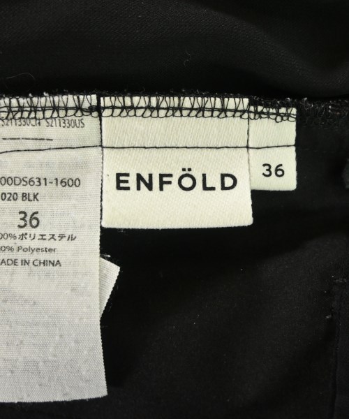 ENFOLD（エンフォルド）スラックス 黒 サイズ:36(S位) レディース/2200672152030