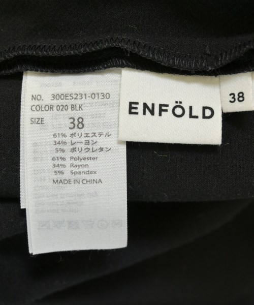 ENFOLD（エンフォルド）ワンピース 黒 サイズ:38(M位) レディース/2200674906013