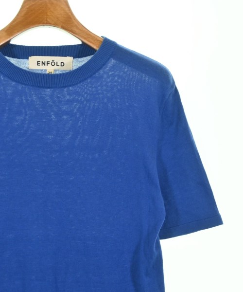 ENFOLD（エンフォルド）ニット・セーター 青 サイズ:38(M位) レディース/2200674194083