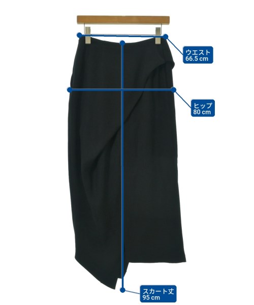 ENFOLD（エンフォルド）ロング・マキシ丈スカート 黒 サイズ:38(M位) レディース/2200679453017