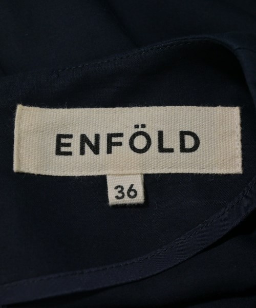 ENFOLD（エンフォルド）ワンピース 紺 サイズ:36(S位) レディース/2200675969093
