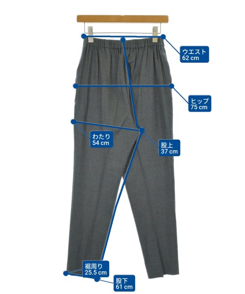 ENFOLD（エンフォルド）スラックス グレー サイズ:36(S位) レディース/2200673586063