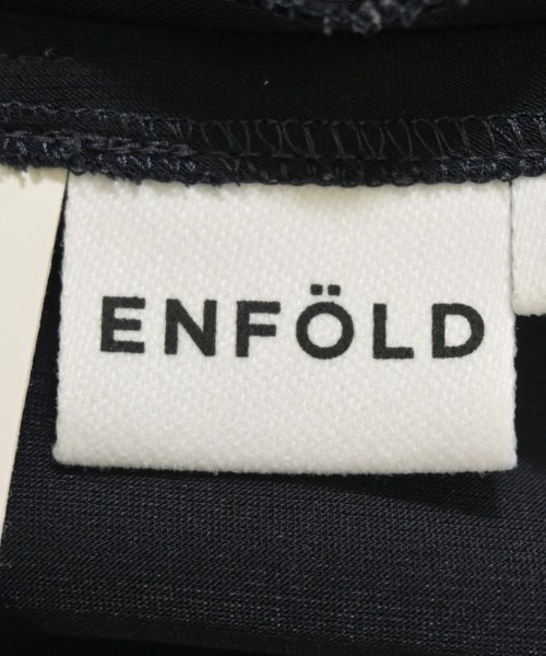 ENFOLD（エンフォルド）ブラウス 紺 サイズ:38(M位) レディース/2200673236050