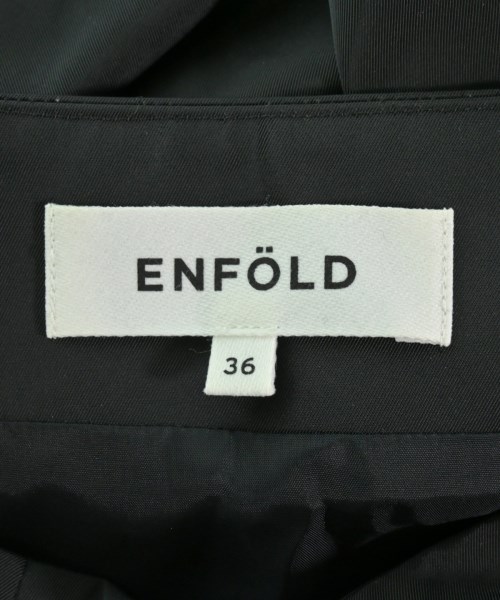 ENFOLD（エンフォルド）ロング・マキシ丈スカート 黒 サイズ:36(S位) レディース/2200680723017