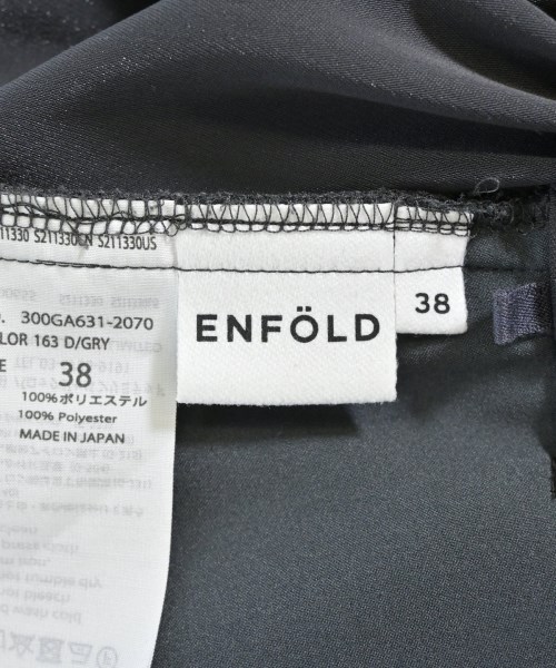 ENFOLD（エンフォルド）スラックス グレー サイズ:38(M位) レディース/2200675858021