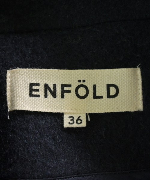 ENFOLD（エンフォルド）チェスターコート 紺 サイズ:36(S位) レディース/2200679388128