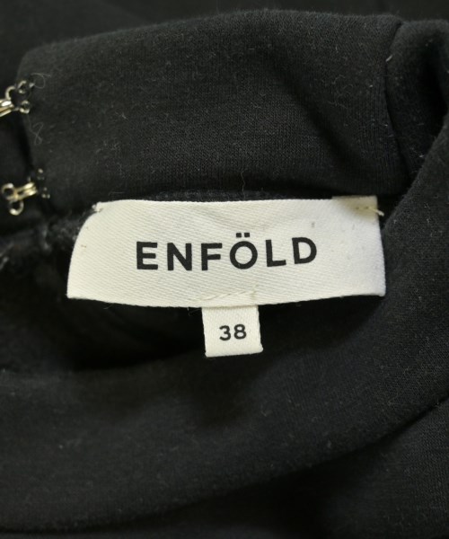 ENFOLD（エンフォルド）スウェット 黒 サイズ:38(M位) レディース/2200673549037