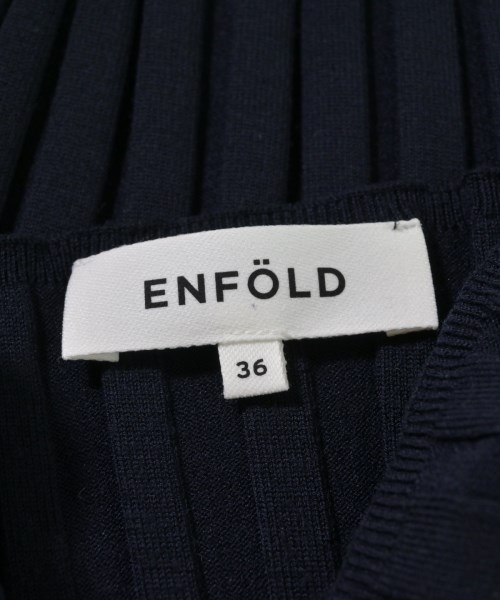 ENFOLD（エンフォルド）ニット・セーター 紺 サイズ:36(S位) レディース/2200677612089