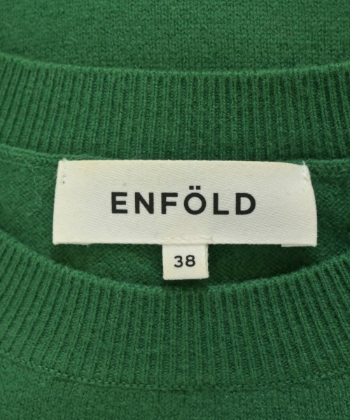 ENFOLD（エンフォルド）ニット・セーター 緑 サイズ:38(M位) レディース/2200688953010