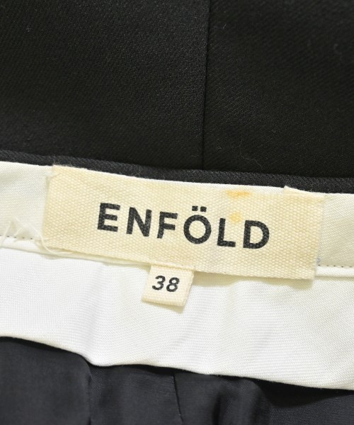 ENFOLD（エンフォルド）スラックス 黒 サイズ:38(M位) レディース/2200693642046