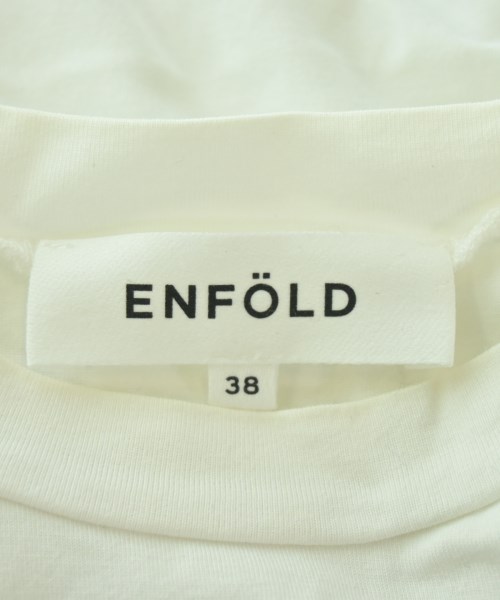 ENFOLD（エンフォルド）Tシャツ・カットソー 白 サイズ:38(M位) レディース/2200695135058