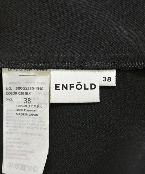 ENFOLD（エンフォルド）ブラウス 黒 サイズ:38(M位) レディース/2200690655049