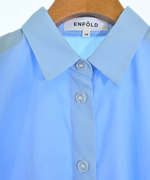 ENFOLD（エンフォルド）ブラウス 青 サイズ:38(M位) レディース/2200695303068