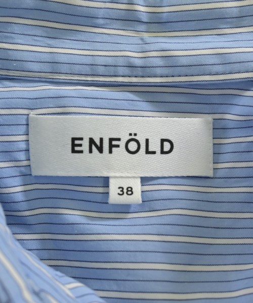 ENFOLD（エンフォルド）カジュアルシャツ 青 サイズ:38(M位) レディース/2200695303143