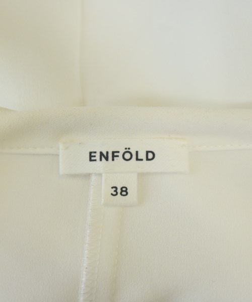 ENFOLD（エンフォルド）ブラウス 白 サイズ:38(M位) レディース/2200695340049