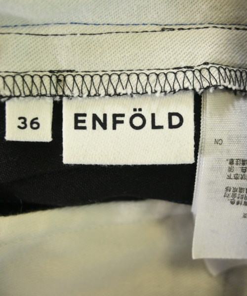ENFOLD（エンフォルド）スラックス 黒 サイズ:36(S位) レディース/2200695435110