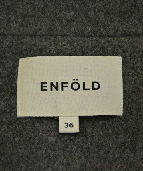 ENFOLD（エンフォルド）チェスターコート グレー サイズ:36(S位) レディース/2200696337017