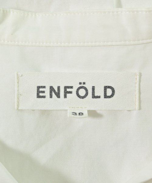 ENFOLD（エンフォルド）カジュアルシャツ 白 サイズ:38(M位) レディース/2200696397059
