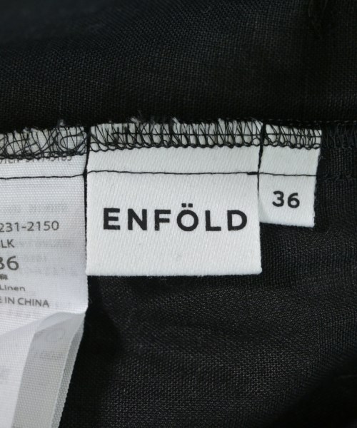 ENFOLD（エンフォルド）ワンピース 黒 サイズ:36(S位) レディース/2200696542060