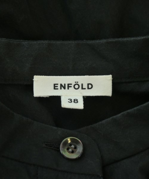 ENFOLD（エンフォルド）ブラウス 黒 サイズ:38(M位) レディース/2200693662044