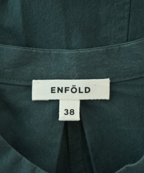 ENFOLD（エンフォルド）カジュアルシャツ 緑 サイズ:38(M位) レディース/2200693662051