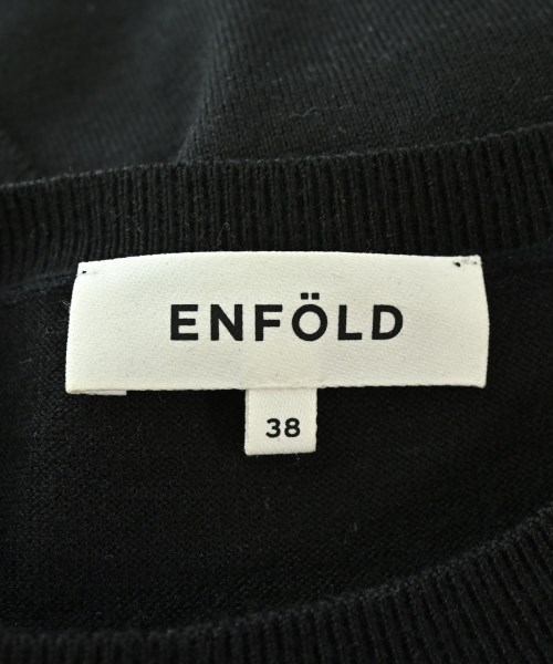 ENFOLD（エンフォルド）ニット・セーター 黒 サイズ:38(M位) レディース/2200693662075